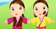 Truyện cổ tích hai cô gái và hai cục bướu
