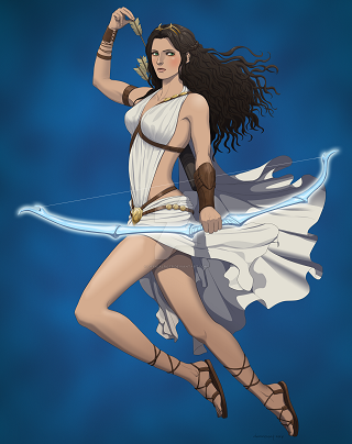 nữ thần artemis